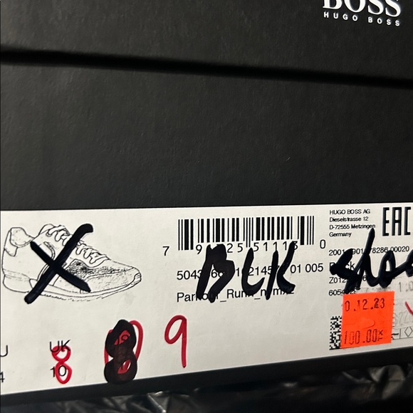 100% authentic Hugo Boss Highline Shoe in patent